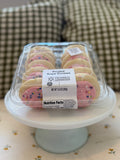 Sugar Cookies Sprinkled Pink Frosting