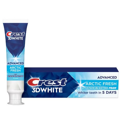Crest Advanced White Toothpaste - Artic Fresh