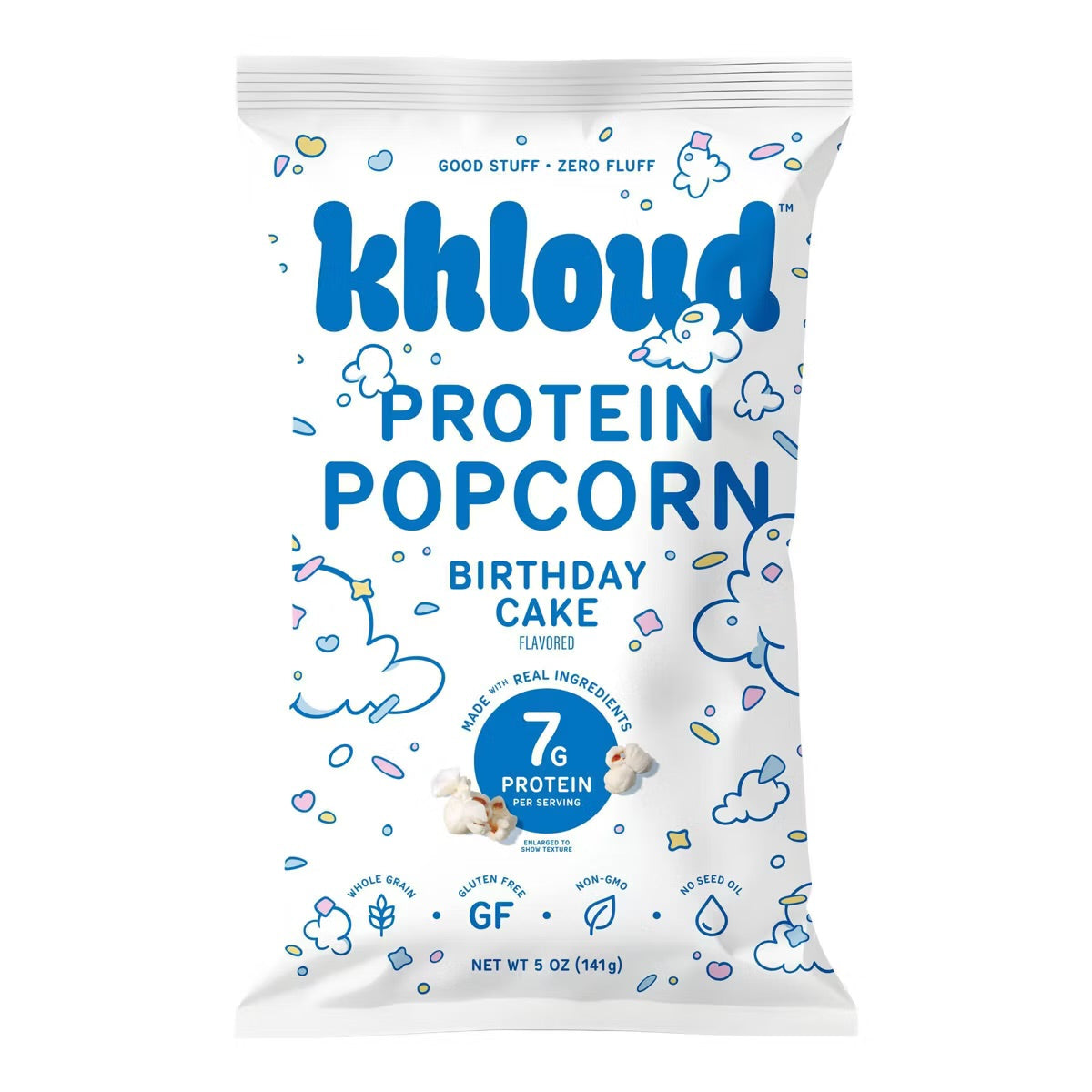 Khloud Protein Popcorn Birthday Cake