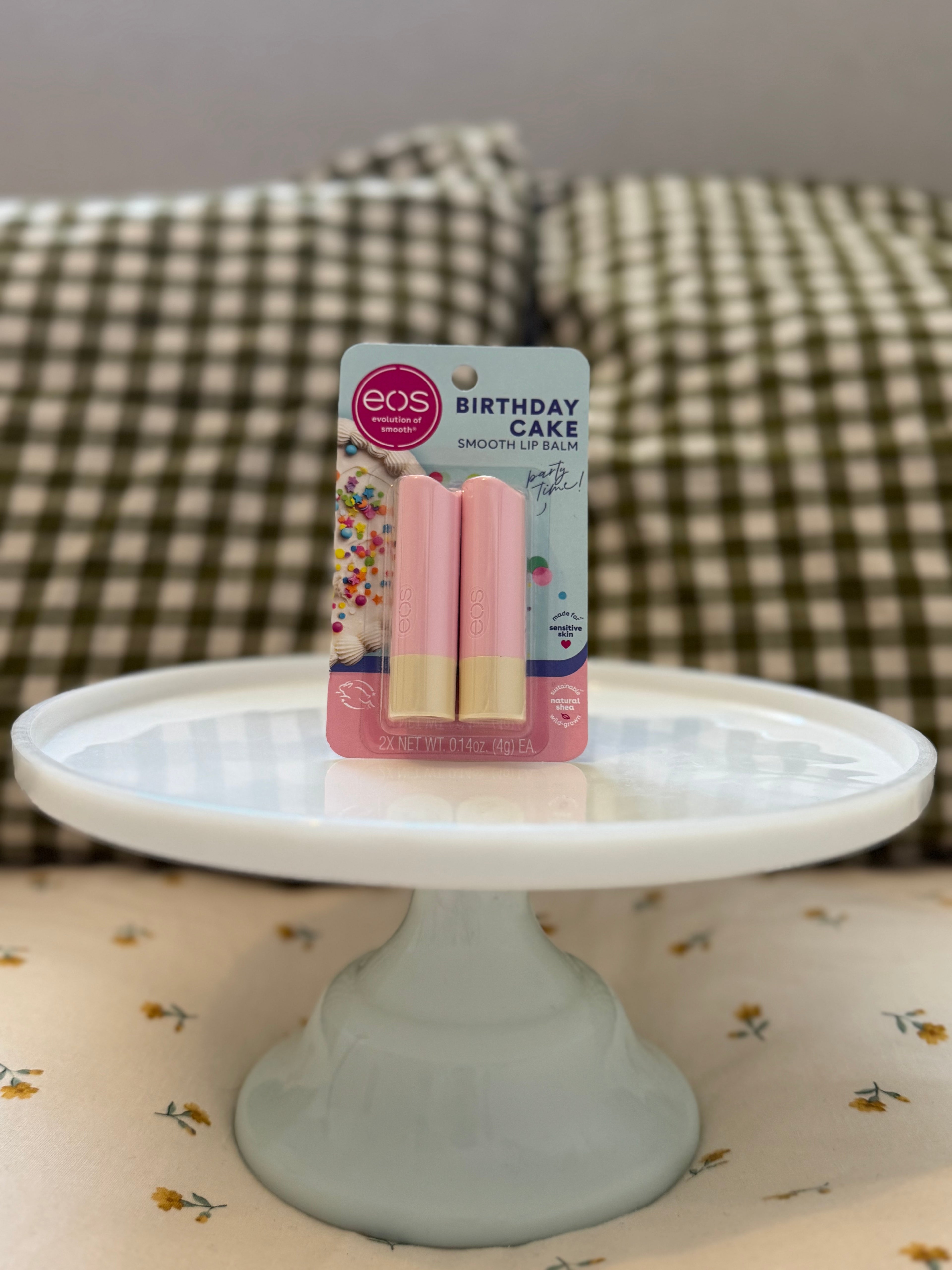 Eos Smooth Lip Balm Sticks Twin - Birthday Cake