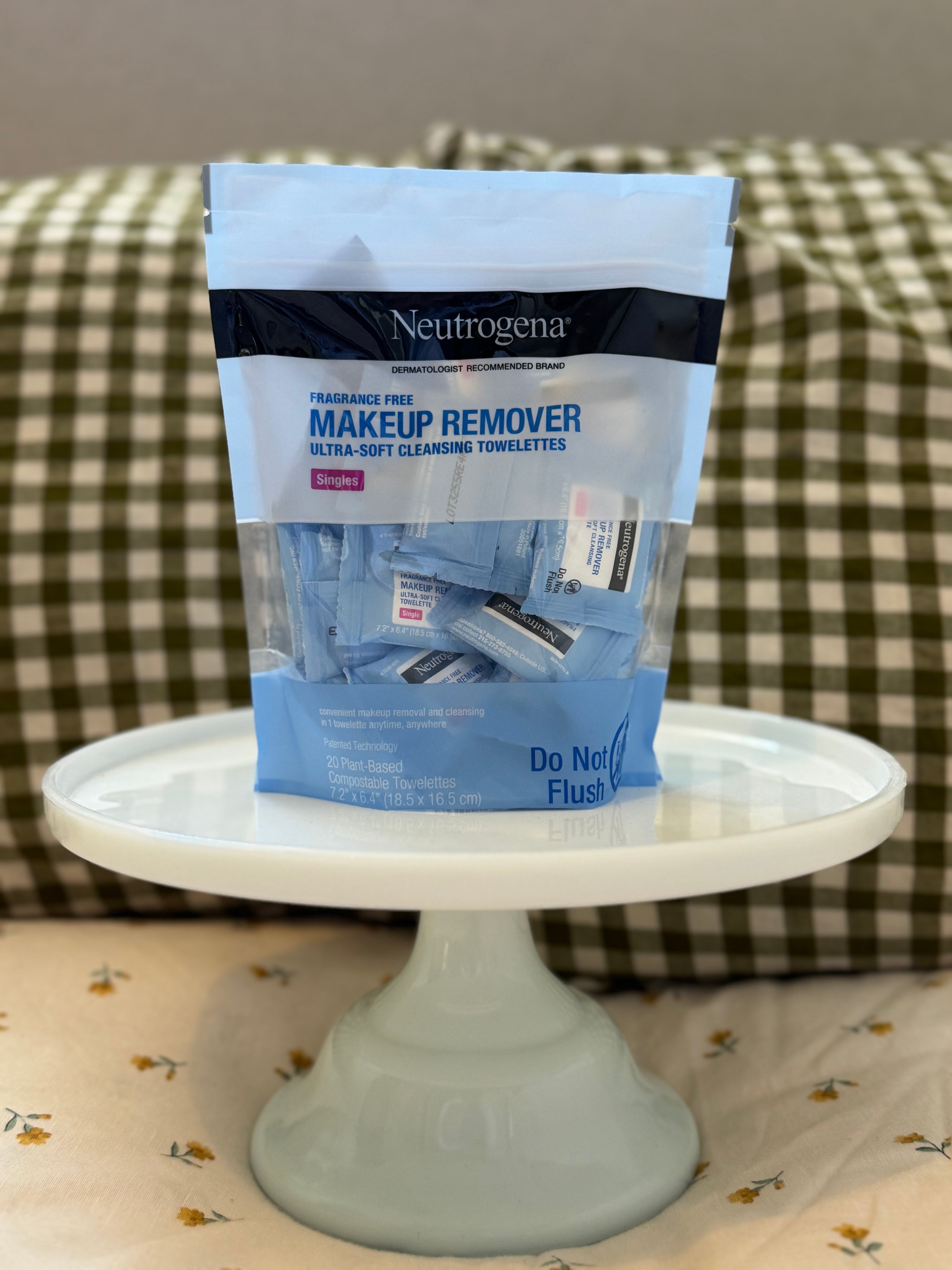 Neutrogena Fragrance Free Makeup Remove Face Wipes Individual 20pcs