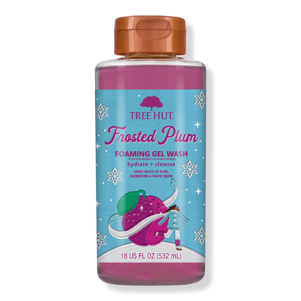 Tree Hut Body Foaming Gel Wash Frosted Plum Seasonal 532ml PREORDER