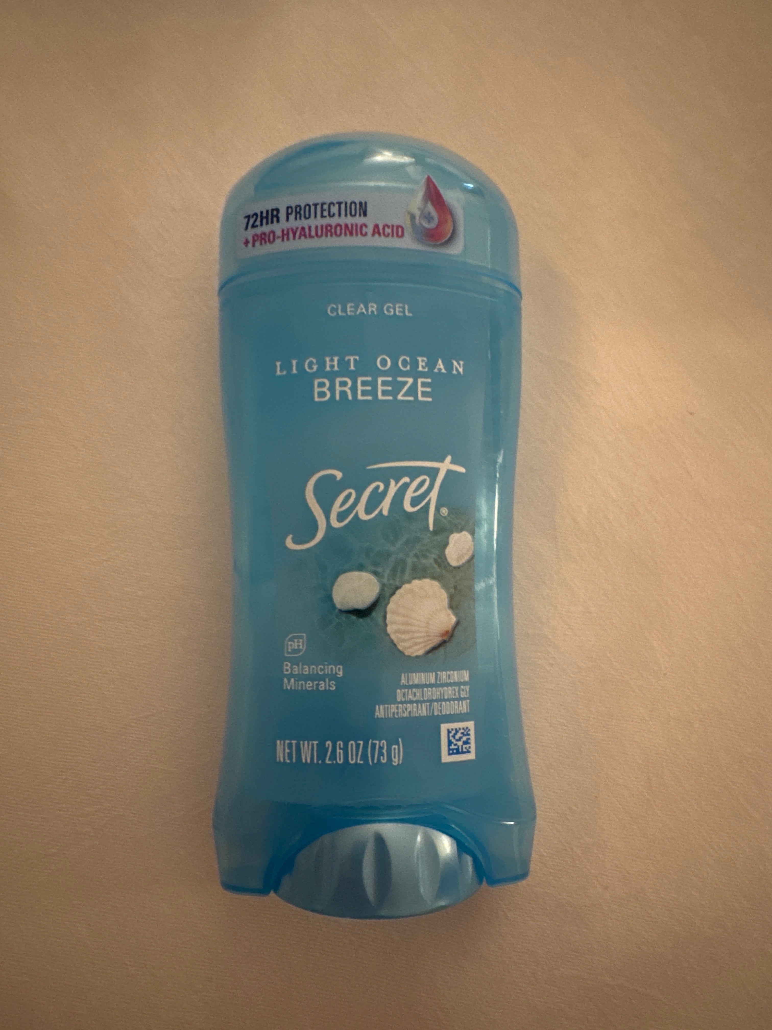 Secret Deodorant 72 Protection Clear Gel - Light Ocean Breeze