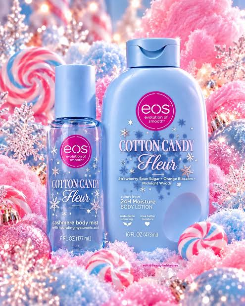 EOS Body Lotion - Cotton Candy Fleur Limited Edition Preorder